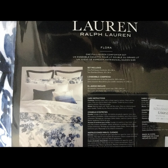 Lauren Ralph Lauren Bedding Lauren Ralph Lauren Flora Blue